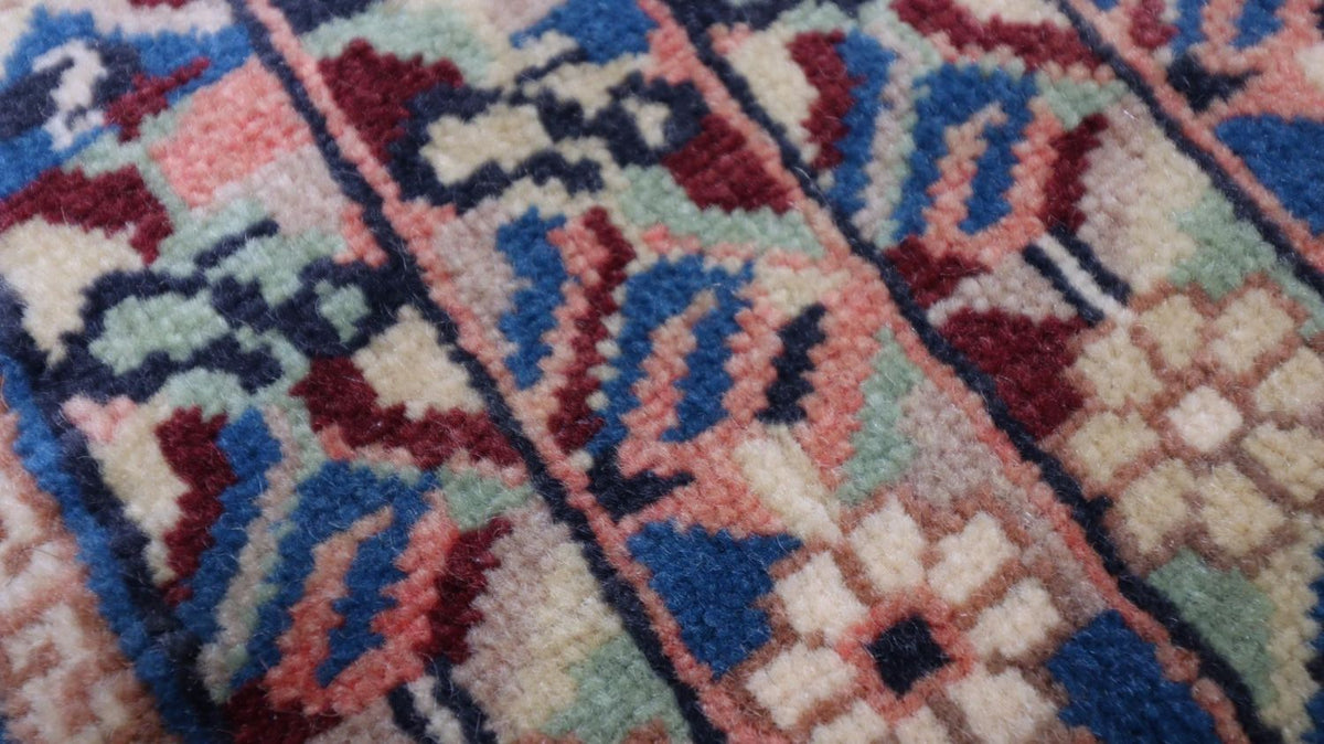 Tapis afghan - Boukhara - 75 x 55 cm - bleu