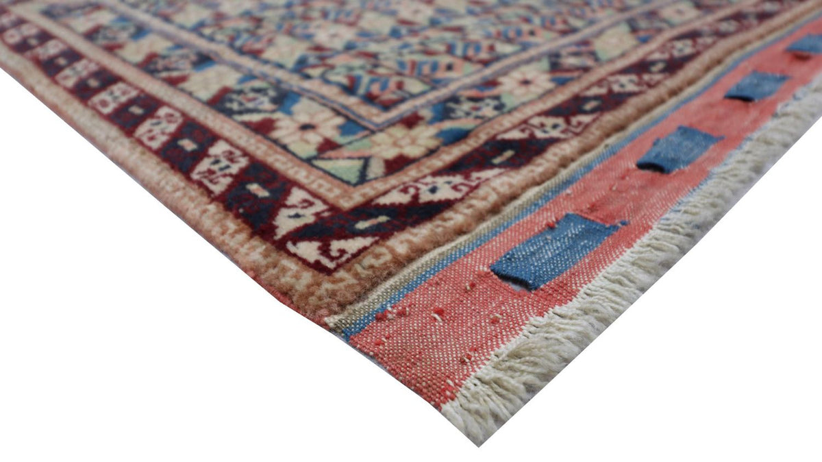 Tapis afghan - Boukhara - 75 x 55 cm - bleu