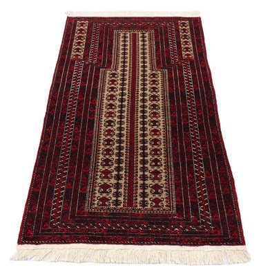 Tapis Belutsch - 120 x 80 cm - rouge foncé