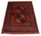 Tapis afghan - 120 x 92 cm - rouge