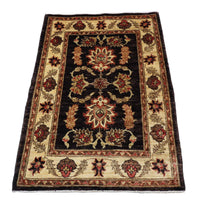 Tapis Ziegler - 125 x 89 cm - marron foncé