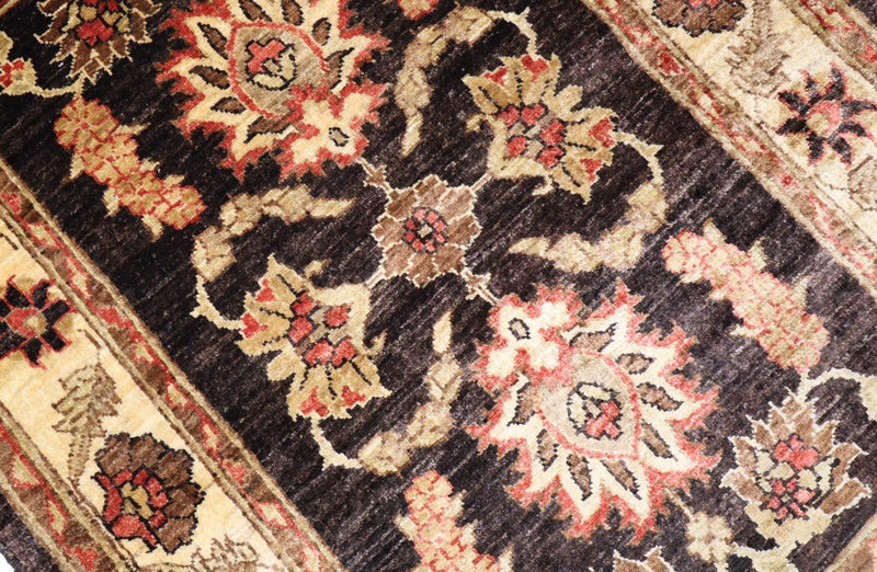 Tapis Ziegler - 125 x 89 cm - marron foncé