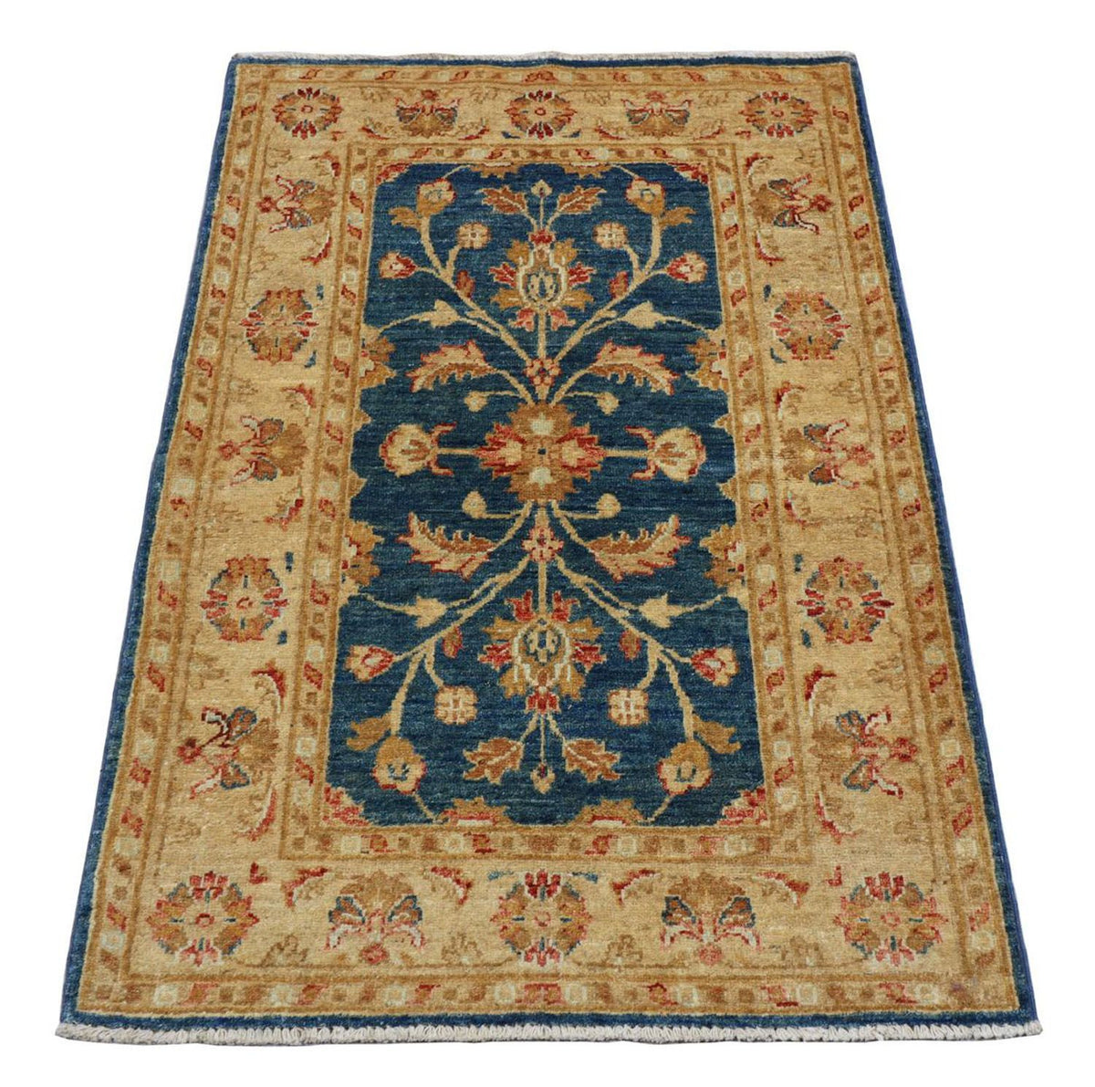 Tapis Ziegler - 120 x 80 cm - bleu de mer