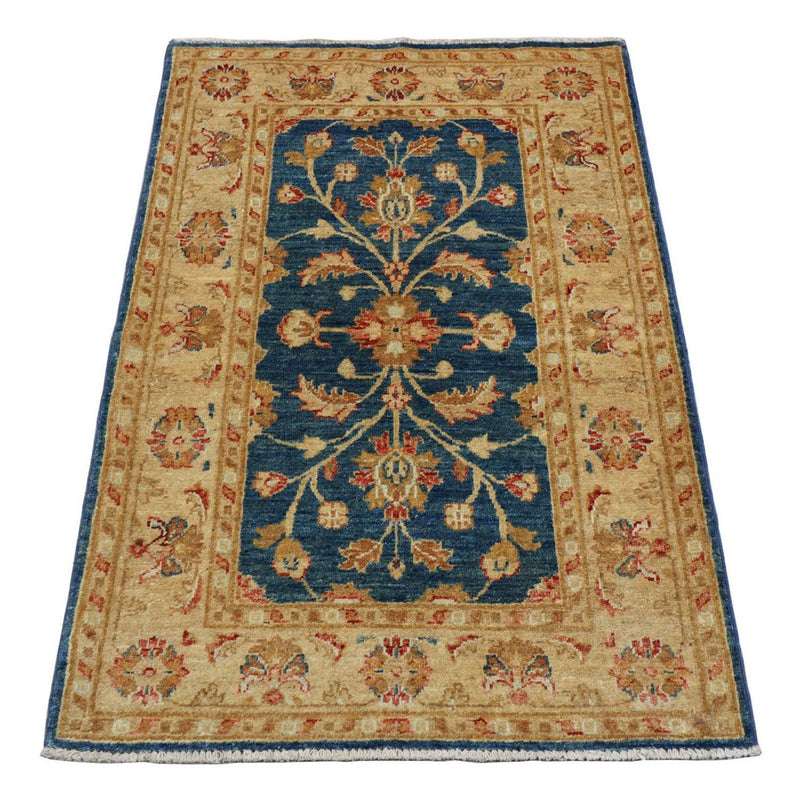Tapis Ziegler - 120 x 80 cm - bleu de mer