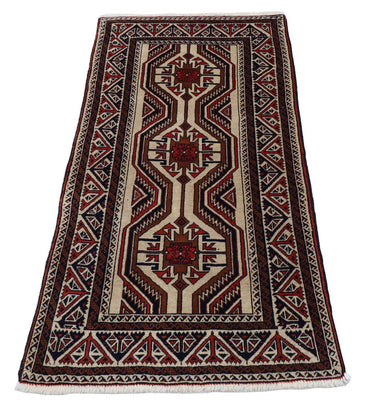 Tapis Belutsch - 151 x 80 cm - beige