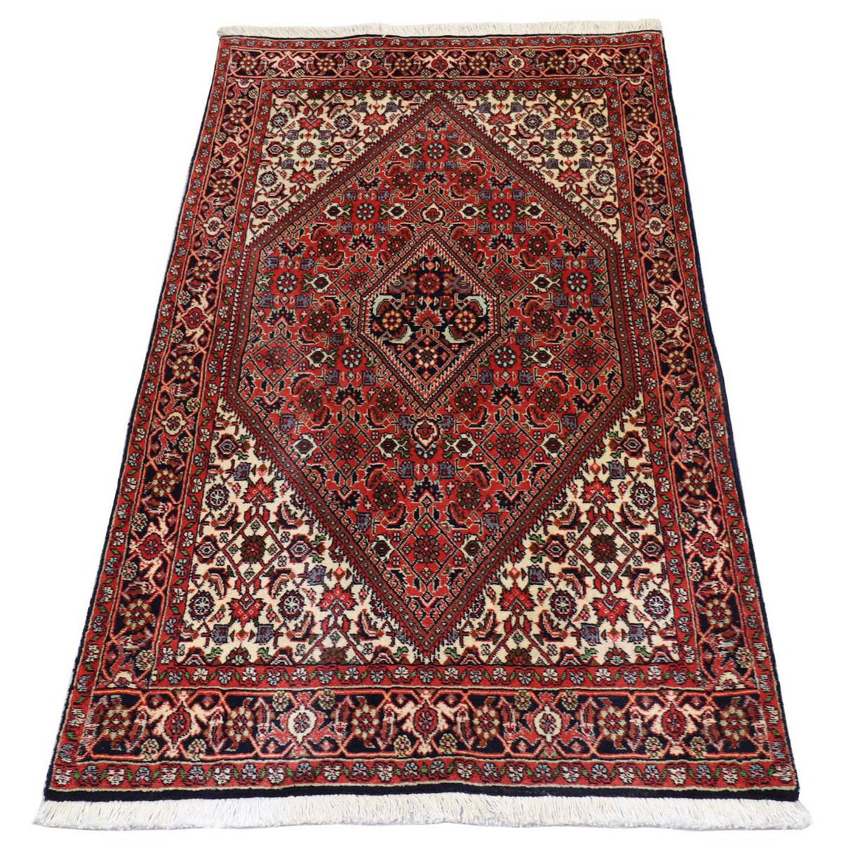 Tapis persan - Bidjar - 141 x 76 cm - rouge