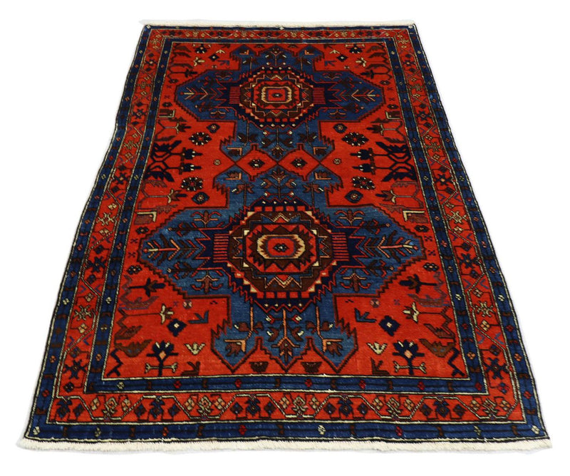 Tapis oriental - 187 x 122 cm - bleu