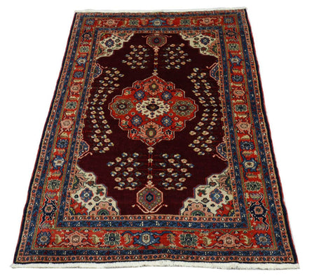 Tapis Ziegler - Kazak - 188 x 122 cm - rouge foncé