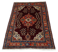 Tapis Ziegler - Kazak - 188 x 122 cm - rouge foncé