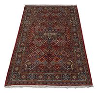 Tapis persan - Keshan - 220 x 140 cm - rouge foncé