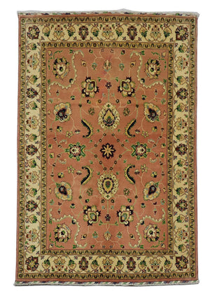 Tapis oriental - 192 x 151 cm - rouille
