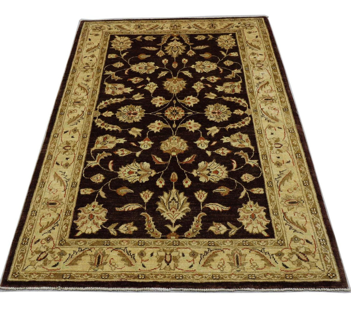 Tapis Ziegler - 190 x 130 cm - marron foncé