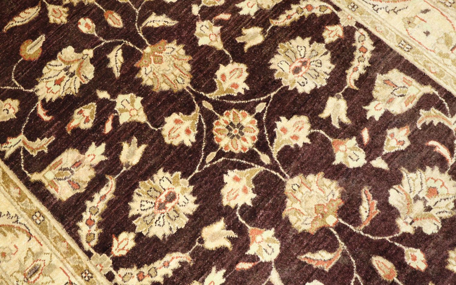 Tapis Ziegler - 190 x 130 cm - marron foncé