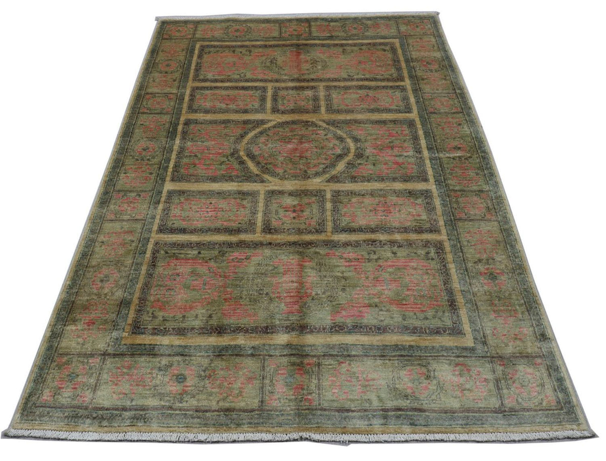Tapis Ziegler - 220 x 120 cm - vert olive