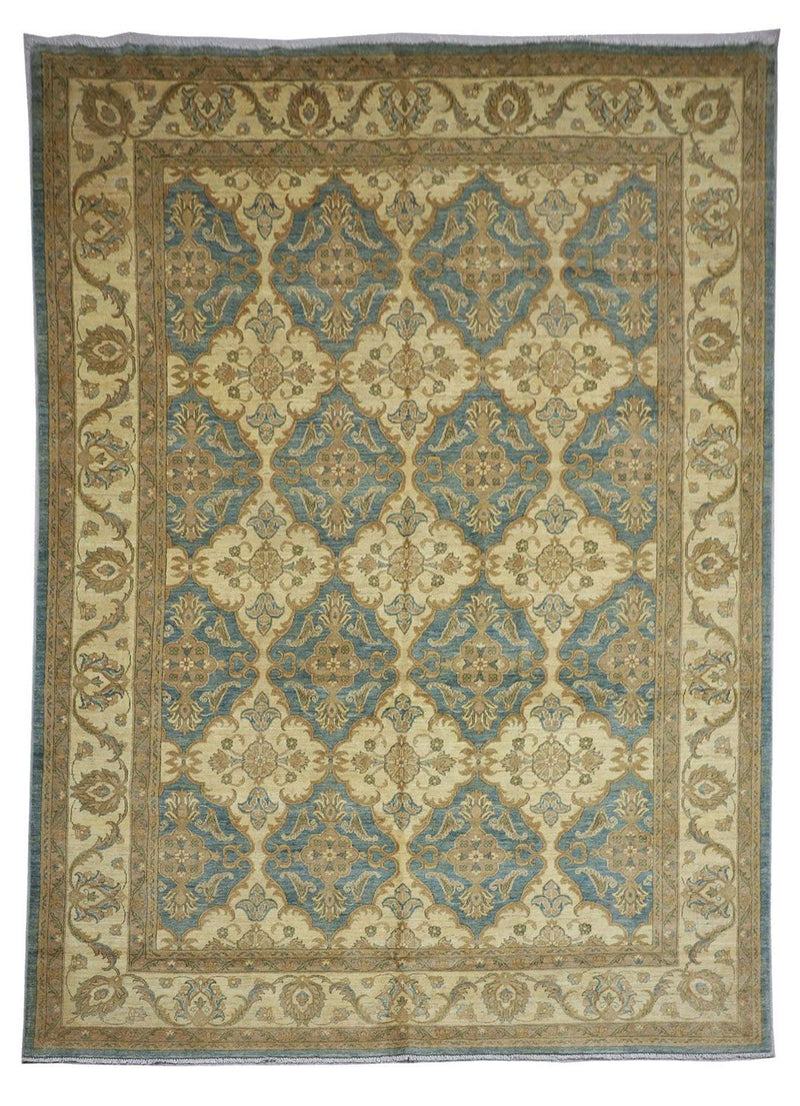 Tapis Ziegler - 354 x 264 cm - turquoise