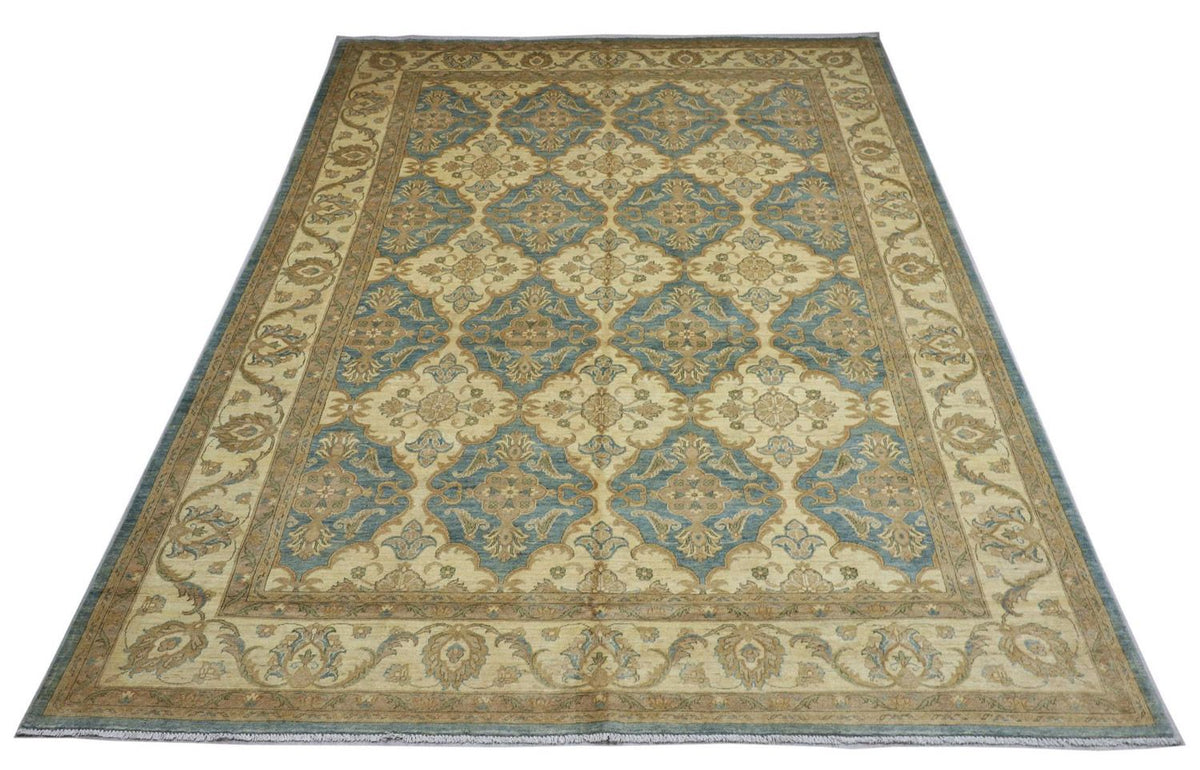 Tapis Ziegler - 354 x 264 cm - turquoise