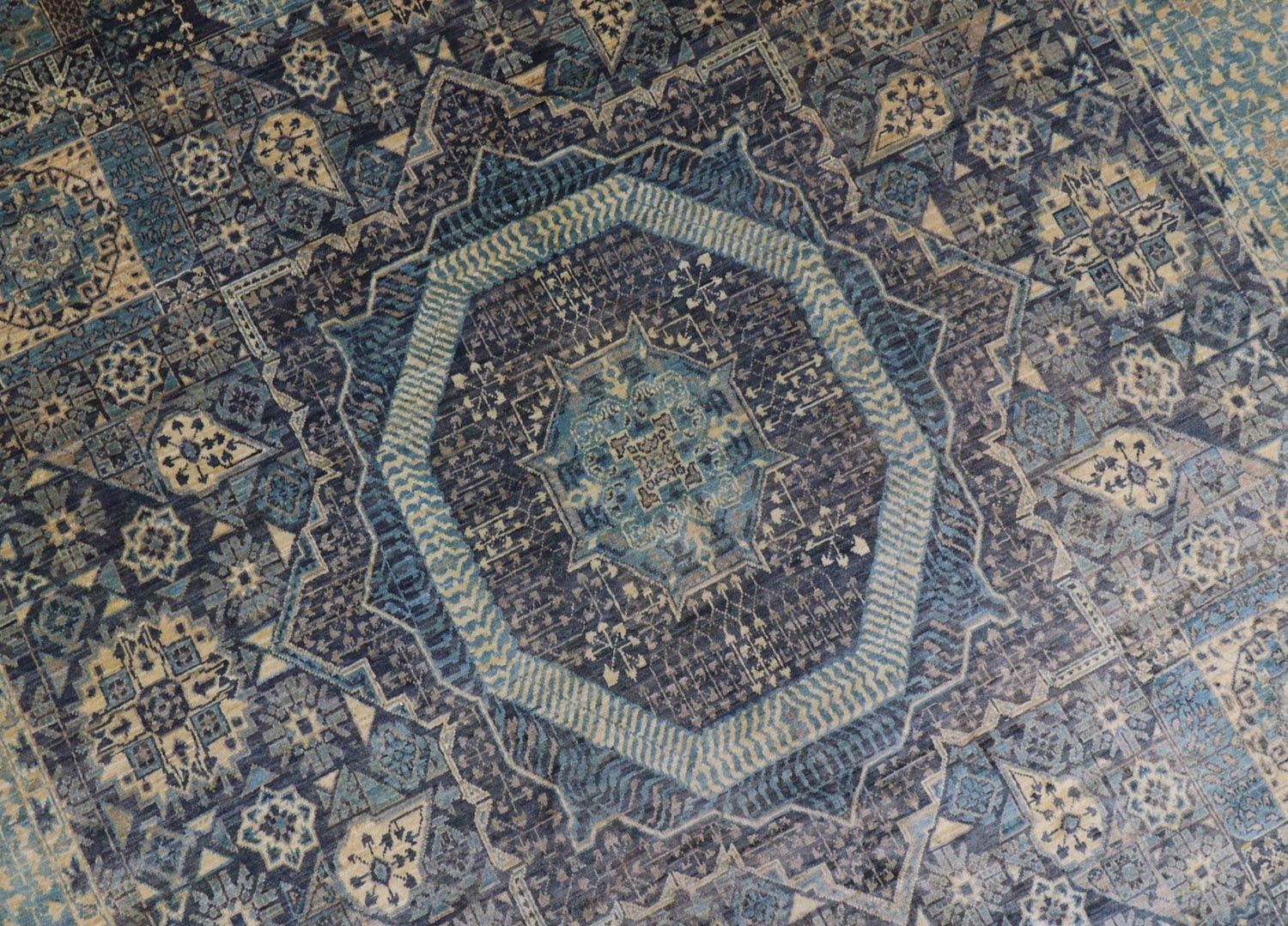 Tapis Ziegler - 315 x 250 cm - bleu de mer