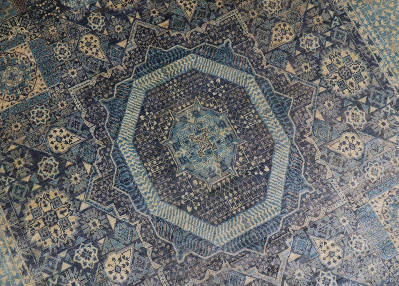 Tapis Ziegler - 315 x 250 cm - bleu de mer