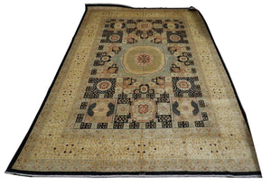 Tapis Ziegler - 424 x 313 cm - bleu foncé