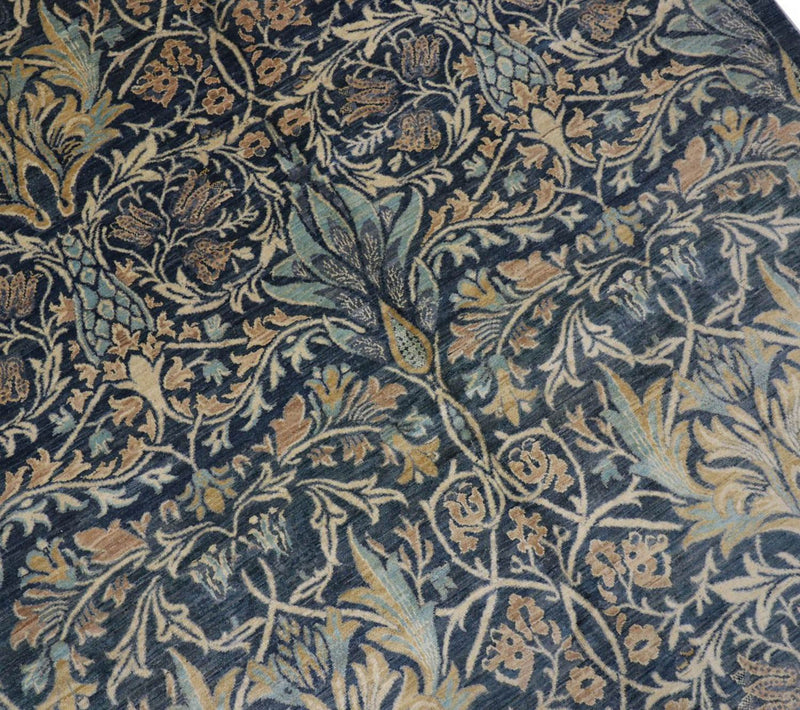 Tapis Ziegler - 229 x 172 cm - bleu pétrole
