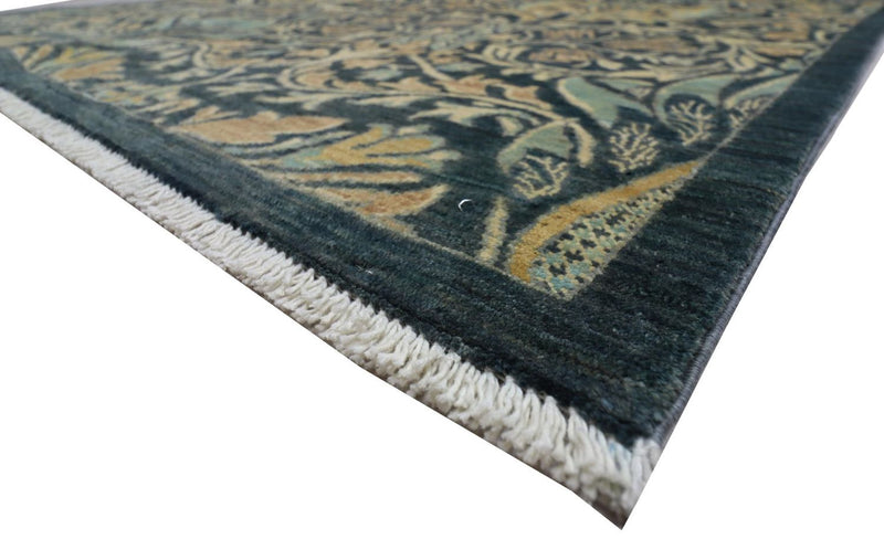 Tapis Ziegler - 229 x 172 cm - bleu pétrole
