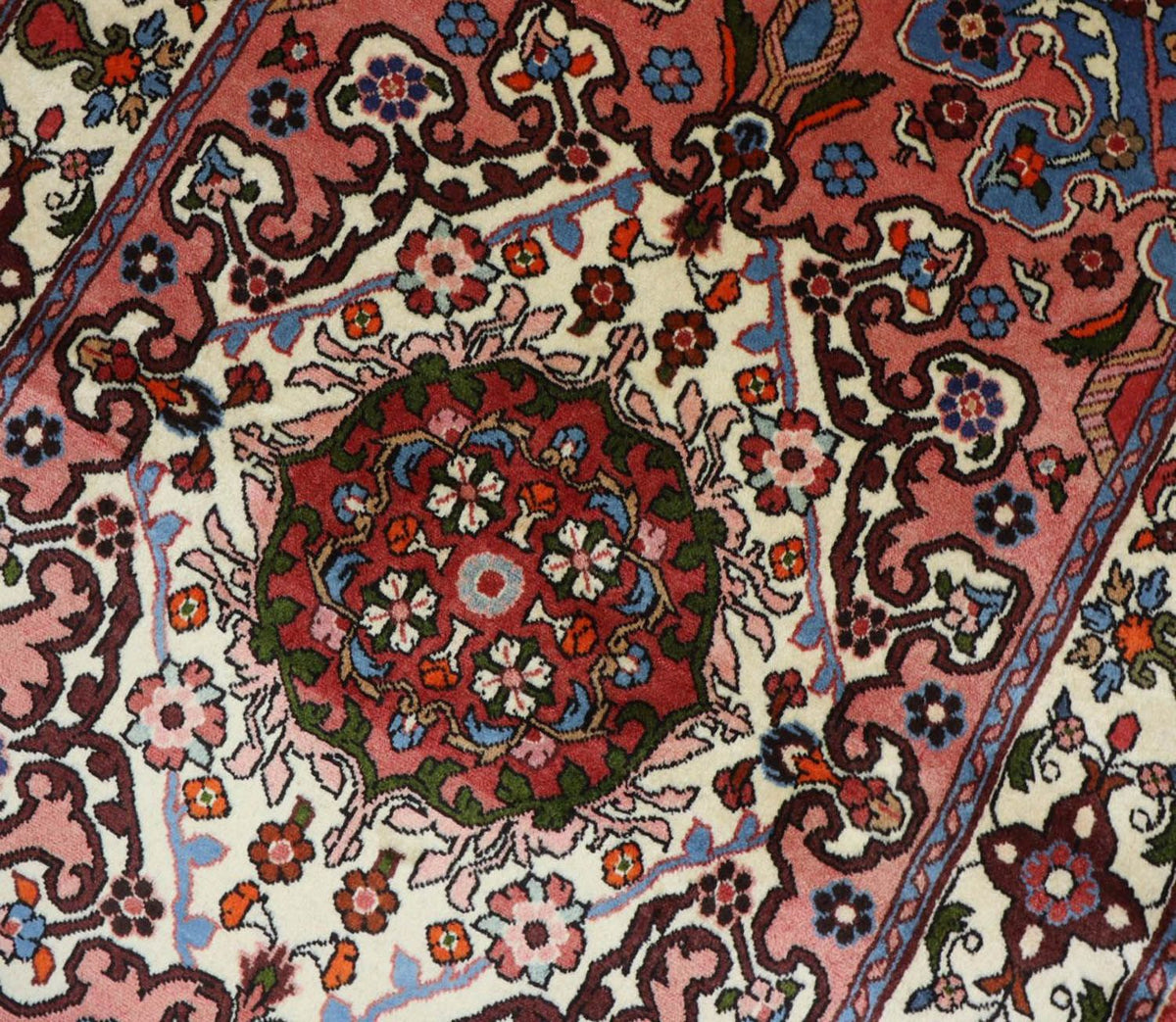 Tapis de couloir Tapis persan - Nomadic - 230 x 127 cm - rouge clair