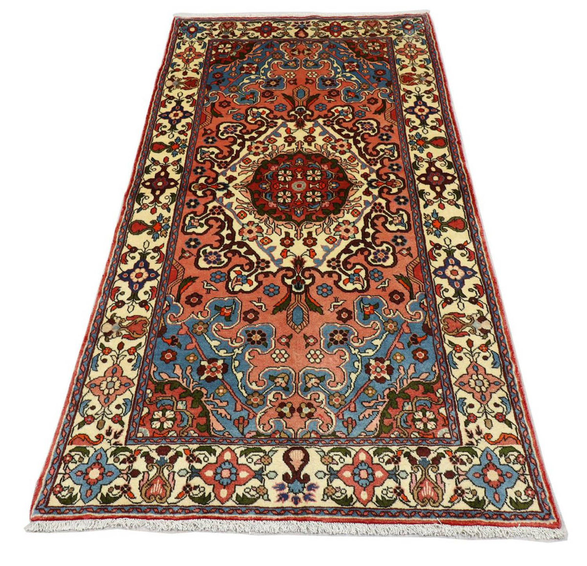 Tapis de couloir Tapis persan - Nomadic - 230 x 127 cm - rouge clair