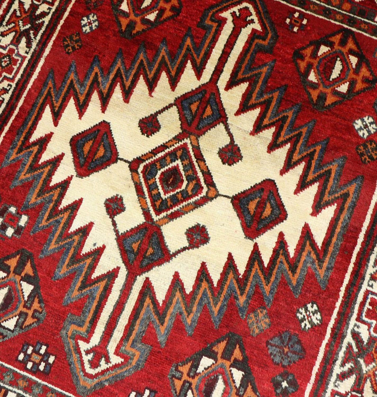 Tapis de couloir Tapis persan - Nomadic - 245 x 135 cm - rouge