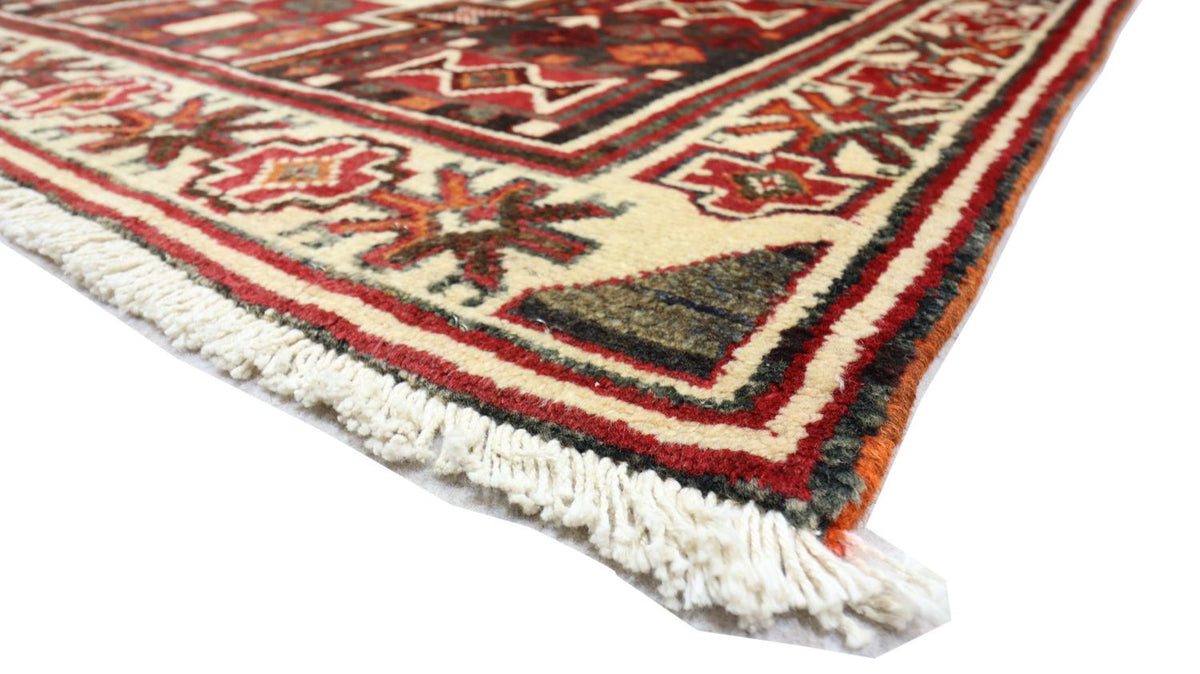 Tapis de couloir Tapis persan - Nomadic - 245 x 135 cm - rouge