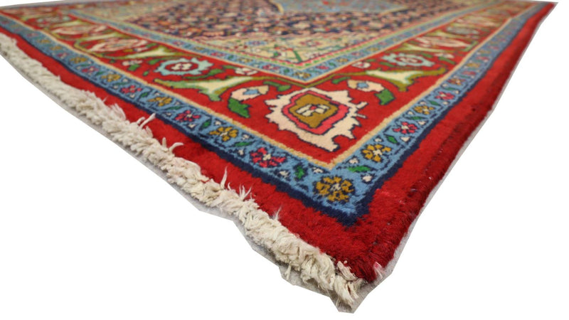 Tapis persan - Nomadic - 203 x 137 cm - bleu foncé