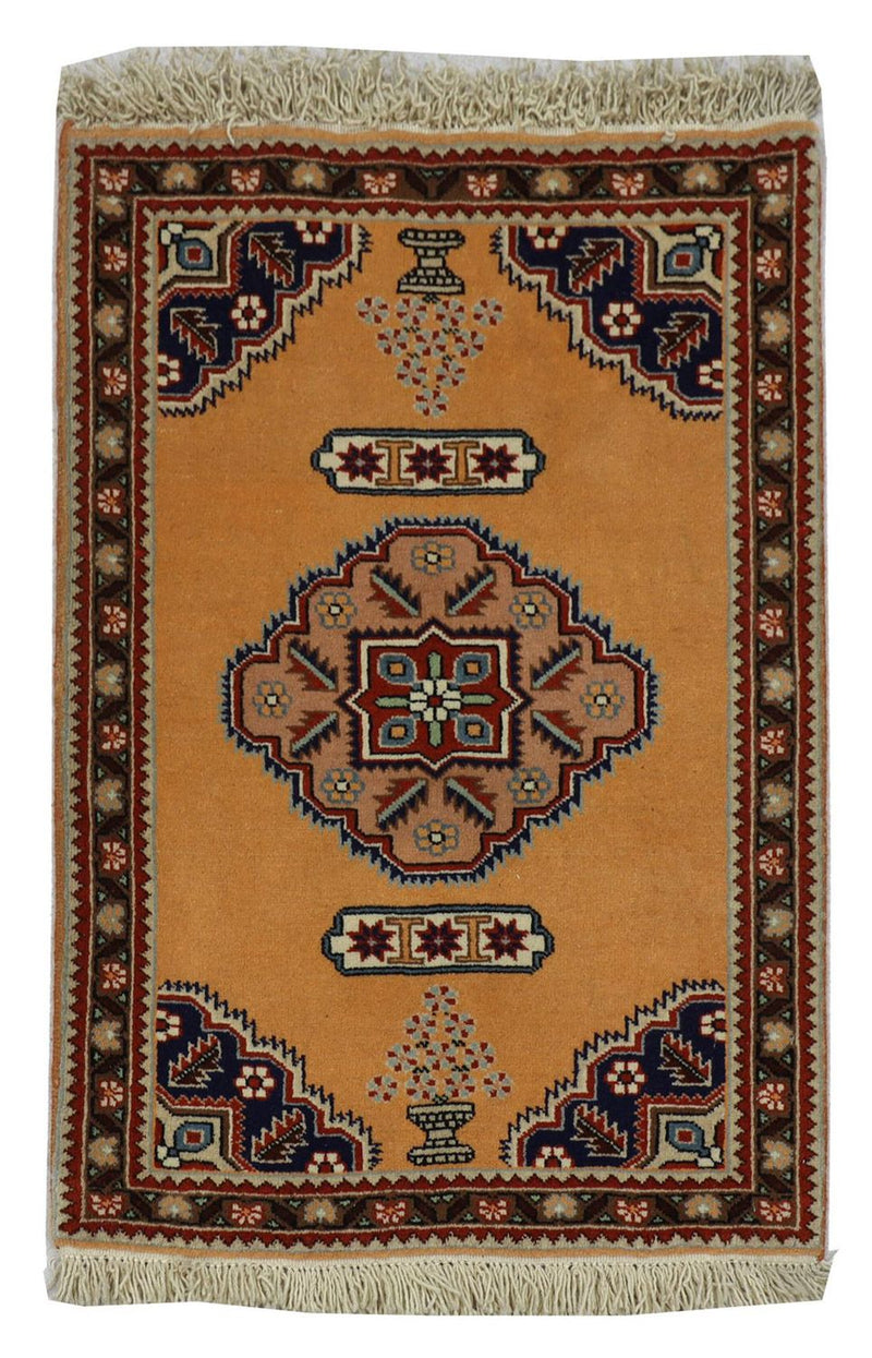 Tapis persan - Nomadic - 99 x 71 cm - or