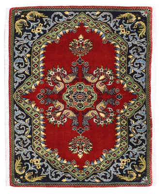 Tapis persan - Keshan - 97 x 73 cm - rouge