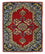 Tapis persan - Keshan - 97 x 73 cm - rouge