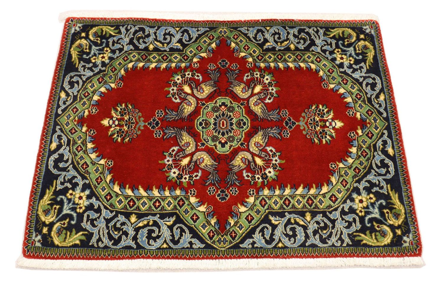 Tapis persan - Keshan - 97 x 73 cm - rouge