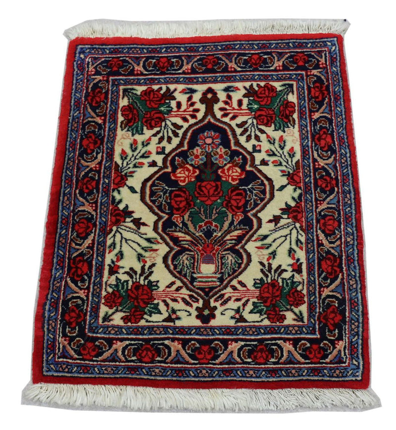 Tapis persan - Bidjar - 67 x 55 cm - rouge