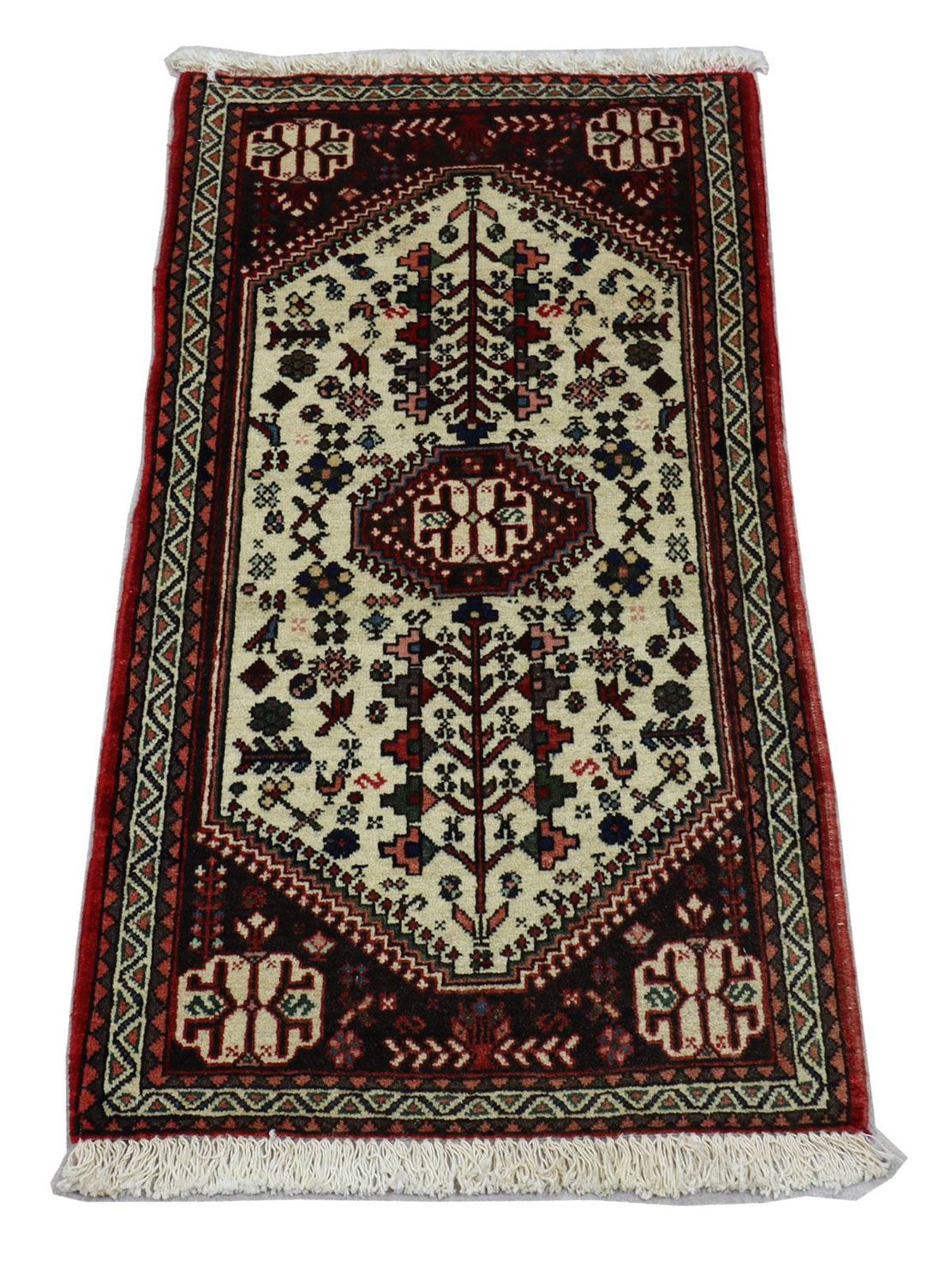 Tapis persan - Nomadic - 100 x 58 cm - beige