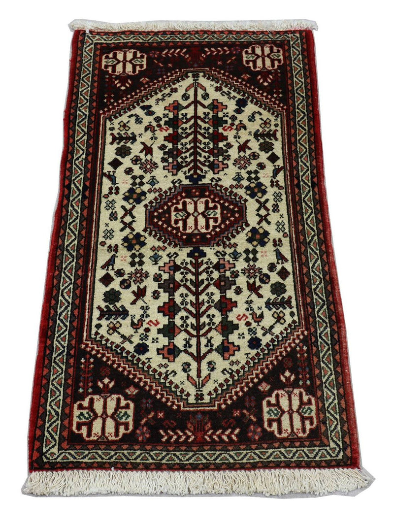 Tapis persan - Nomadic - 100 x 58 cm - beige