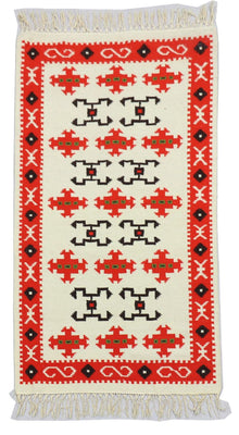 Tapis Kelim - Tendance - 160 x 100 cm - beige