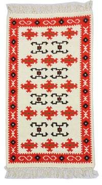 Tapis Kelim - Tendance - 160 x 100 cm - beige