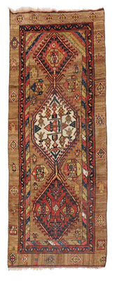 Tapis persan - Nomadic - 190 x 107 cm - marron