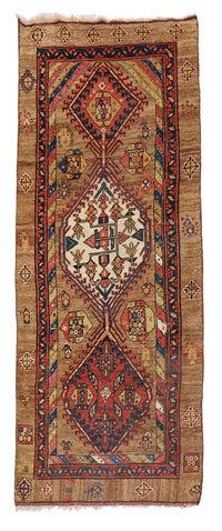 Tapis persan - Nomadic - 190 x 107 cm - marron
