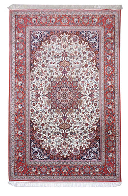 Tapis persan - Isfahan - Premium - 303 x 202 cm - beige
