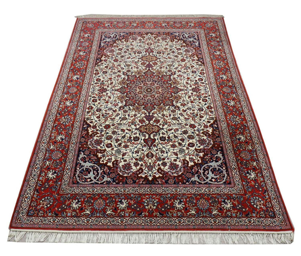Tapis persan - Isfahan - Premium - 303 x 202 cm - beige