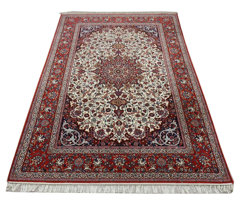 Tapis persan - Isfahan - Premium - 303 x 202 cm - beige