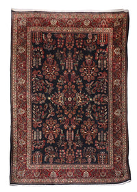 Tapis persan - Classique - 343 x 253 cm - bleu foncé