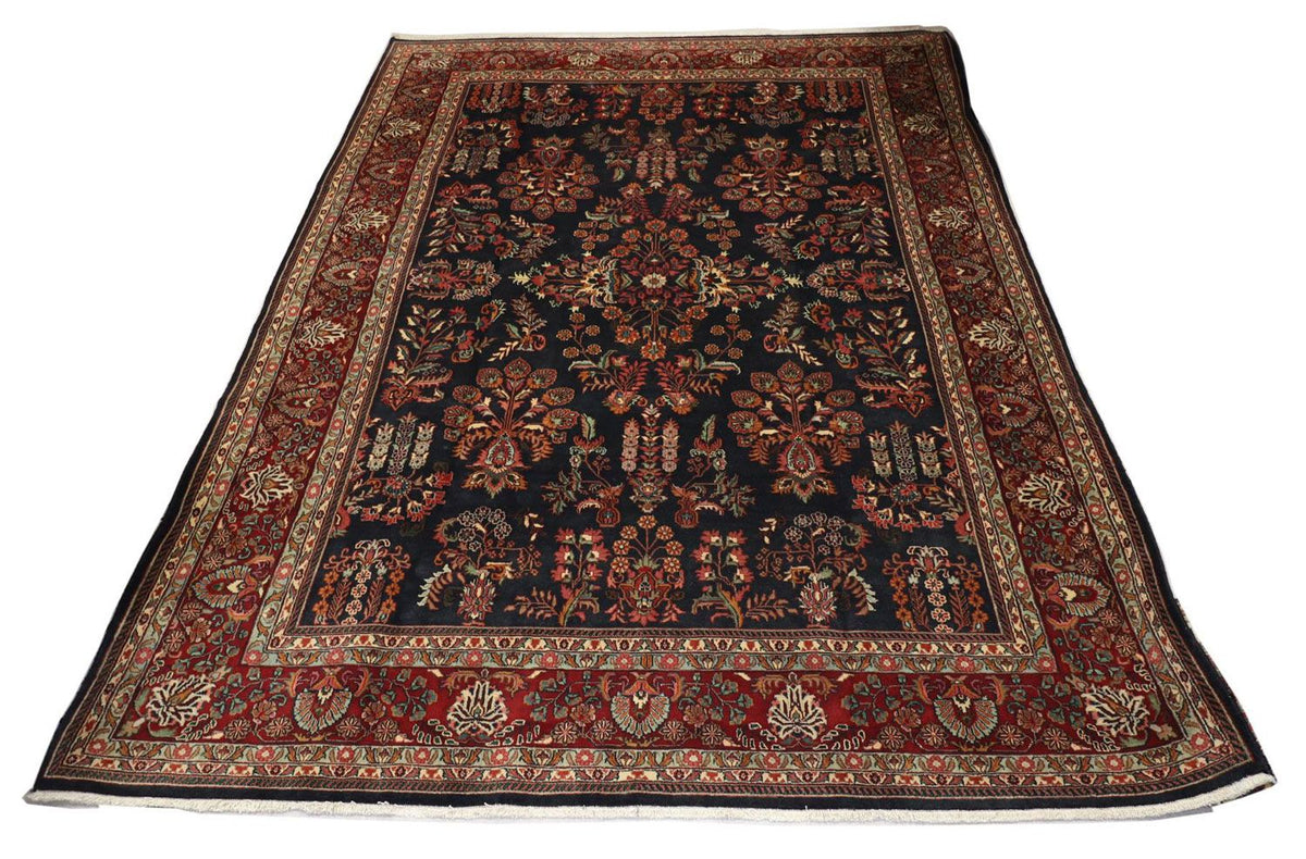 Tapis persan - Classique - 343 x 253 cm - bleu foncé