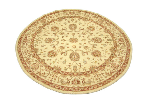 Tapis Ziegler ronde  - 276 x 266 cm - beige