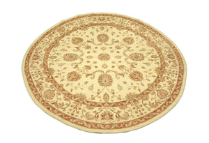 Tapis Ziegler ronde  - 276 x 266 cm - beige