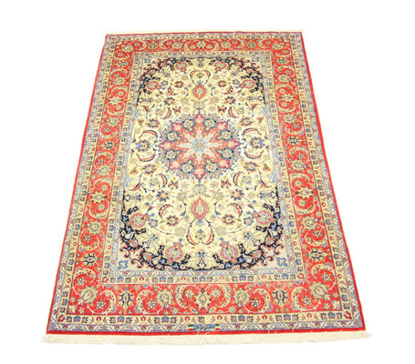 Tapis persan - Isfahan - Premium - 243 x 153 cm - beige