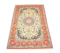 Tapis persan - Isfahan - Premium - 243 x 153 cm - beige